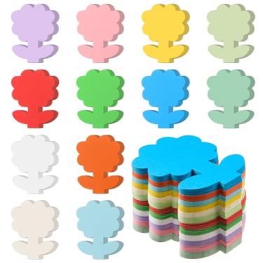 Imagem de MixTeach 360 Peças De Recortes Flores Em Papel, Cores Sortidas, Cartões Formato Flores, 4 Polegadas, Decoração Quadro Avisos Para Sala Aula, Casa E Escola, Materiais Projetos Artesanato Faça Você Me