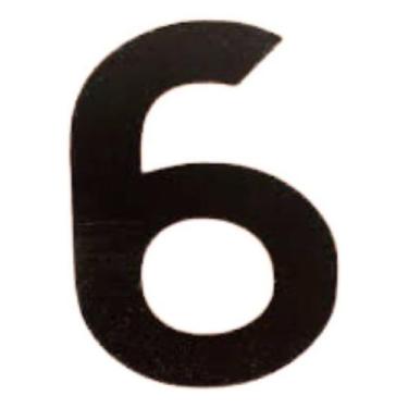 Imagem de Número 6/ 9 Auto Adesivo Para Placa De Simbolgia Laranja Onu - Silksta