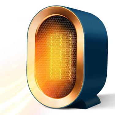 Imagem de Aquecedor elétrico Tenhitoys 1000W para 30m² com ventilador