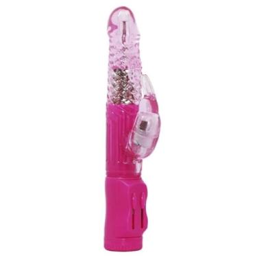 Imagem de Vibrador Ponto G Rotativo Rabbit Com Vibração Multivelocidade ibrador Ponto G e Clitóris Rotativo [ROSA] 5459
