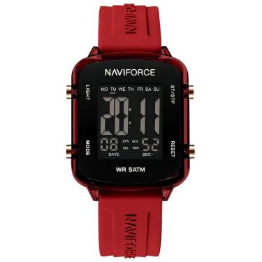 Imagem de Relógio Unissex Digital Esportivo Á prova D´agua Pulseria Silicone Tela Display LCD Casual