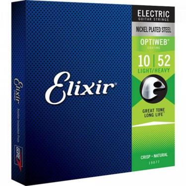 Imagem de Encordoamento Elixir Guitarra 010 Light Heavy Optiweb