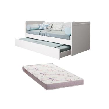 Imagem de Bicama Nuth Reller Solteiro Babá com Colchão 188x88 cm