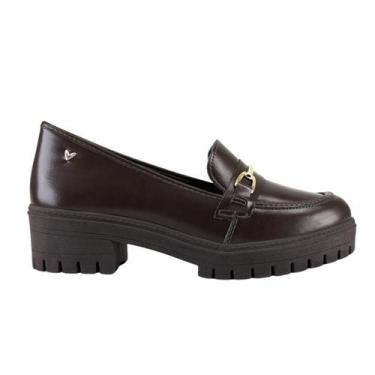 Imagem de Sapato Feminino Mississipi Mocassim Loafer Tendência Q8551, 38 , Cacau