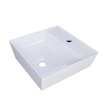 Imagem de Cuba Apoio Angular Quadrada Volcano Aq33w Branca Branca