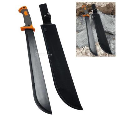 Imagem de Facão Lâmina de Aço Inoxidável e Cabo Antiderrapante para Maior Aderên