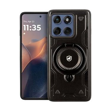 Imagem de Gshield Capa Case Ringket Anti-impacto com Suporte Stand Anel Magnético Multifuncional para Motorola (Moto Edge 60/60 Fusion)