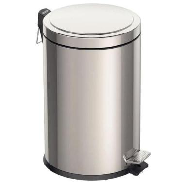 Imagem de Lixeira Inox com Pedal 20L Tramontina com Balde Interno Removível e Ac