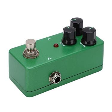 Imagem de Acouto Pedal de Efeito de Guitarra Overdrive Com Controles Em Verde para Qualidade de Som e Fácil Portabilidade