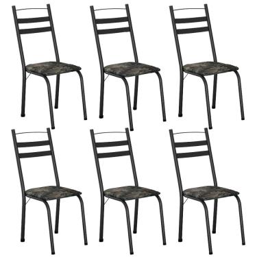 Imagem de Conjunto Com 6 Cadeiras Leia Artefamol