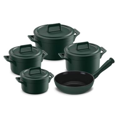 Imagem de Jogo de Panelas de Cerâmica Clear+ 5 Peças Matte Ceraflame