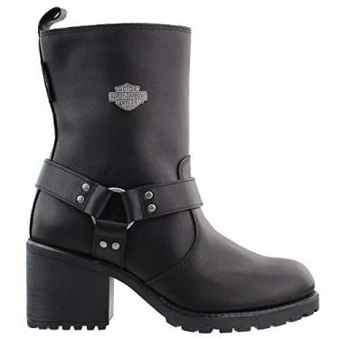 Imagem de HARLEY-DAVIDSON Bota feminina de motocicleta FOOTWEAR Rr-Howell, Arnês preto de 17,78 cm, 36