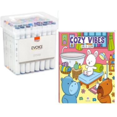 Imagem de 48 Marcadores Artístico Duas Pontas +Bobbie Goods Antistress - Brw