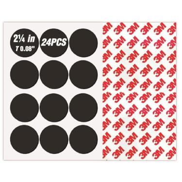 Imagem de Ímãs redondos de alta energia de 5,7 cm com suporte adesivo para ímãs de geladeira de lembrança - adesivos magnéticos para decorações de sala de aula - Essenciais para professores - Materiais para