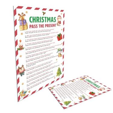 Imagem de UHADRE Pass The Present Game, Fun Christmas Games, Christmas Party Game, Christmas Game for Family Party, Pass The Gift -SDCD02