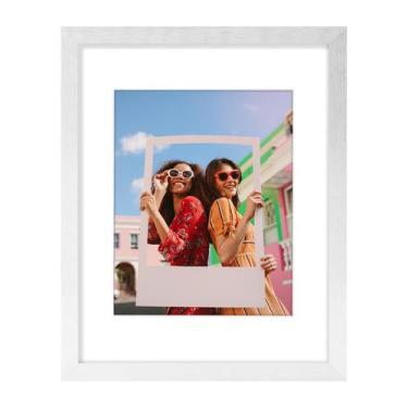 Imagem de Porta-retratos Vittanly 28x36cm prateado para 20x25cm com tapete