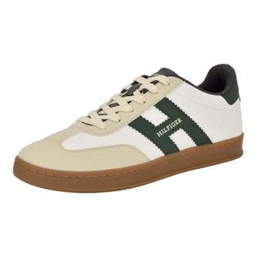 Imagem de Tommy Hilfiger Tênis masculino Javlon, Natural claro/verde multi 120, 44