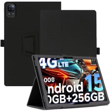 Imagem de AKNICI Capa para tablet DOOGEE Tab E3 Max de 14 polegadas, capa protetora dobrável de couro sintético premium com ímã de alça de mão para tablet DOOGEE Tab E3 Max de 14 polegadas