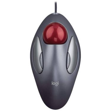 Imagem de Mouse Ergonômico com Fio e 4 Botões Programáveis, LOGITECH 910 000806, Cinza