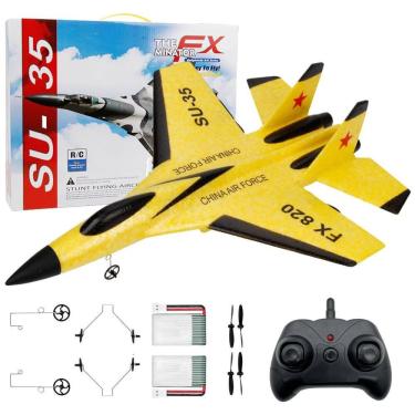 Imagem de SU 35 Avião de Controle Remoto 2.4G Design 2CH, Idade Recomendada 14, EPIPGALE, Amarelo