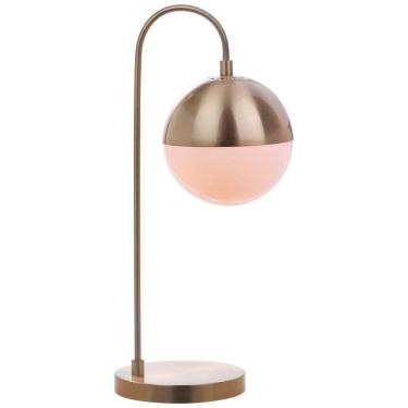 Imagem de Luminária de Mesa com 53 cm de Altura para Quarto, Sala de Estar, Escritório e Mesa de Cabeceira, 110V 9W, Safavieh, Dourado