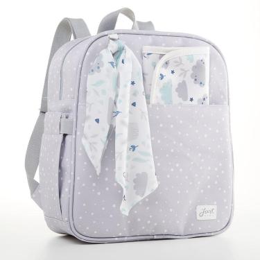 Imagem de Mochila de Maternidade Just Baby Bunny Cinza