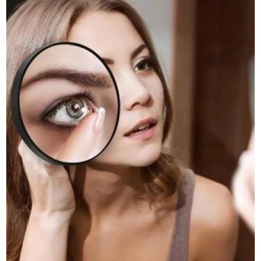 Imagem de Espelhos de aumento com ventosas espelho de maquiagem, espelho cosmético 5X