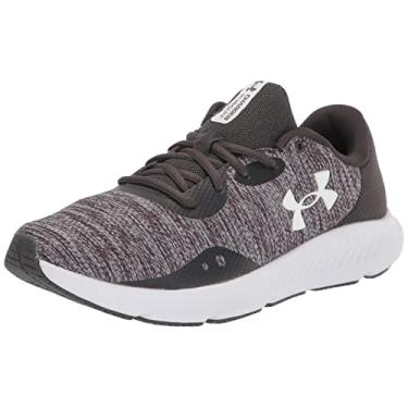 Imagem de Under Armour Charged Pursuit 3 Twist Tênis de corrida masculino, Cinza (100)/branco, 42