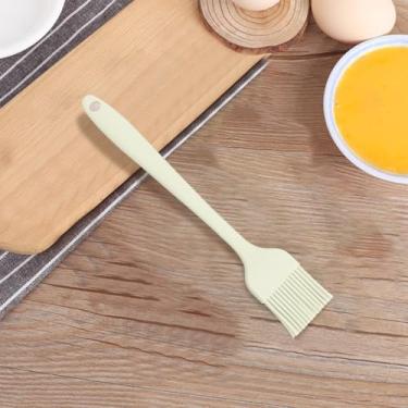 Imagem de Pincel de cozinha branco, pincel de silicone para cozinhar, churrasqueira, cozinha, assar, pincéis, pastelaria, bolos, sobremesas, pode ser lavado na lava-louças.