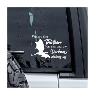 Imagem de MYMKO Decalque From Now Until The Darkness Claims Us, decalques para janela de carro, adesivos UV DTF de 15 cm, adesivos de carro à prova de intempéries, adesivos de para-choque de janela de caminhão