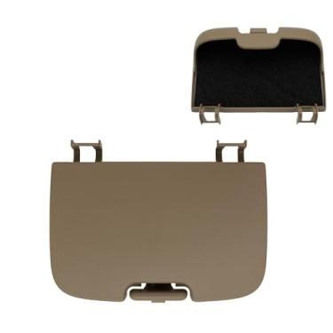 Imagem de NOVAPARTS Suporte de óculos de sol para console suspenso para caminhonete 2002-2007 Ford F250 F350 F450 F550 Super Duty sem teto solar, tampa de caixa de armazenamento de óculos de sol de teto 2C3Z