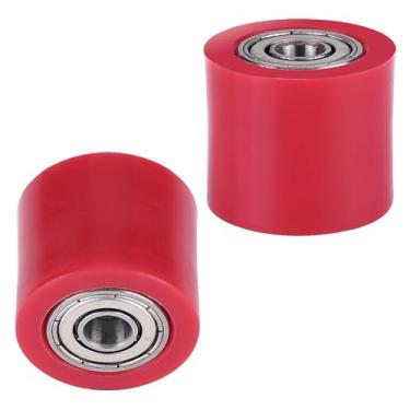 Imagem de Polia Tensora de Rolo de Corrente Universal 8mm, Guia de Roda para Motocicleta, Dirt Bike, Enduro (Vermelho)