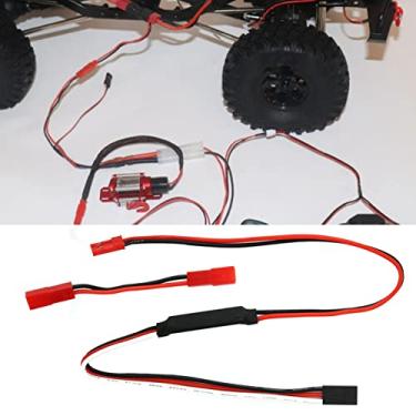 Imagem de Hapivida Controlador de guincho RC, plugue adaptador de controle remoto universal leve de plástico com fácil instalação para carros HSP Red Cat Tamiya Axial SCX10 D90 RC