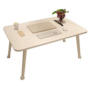 Imagem de Mesa de laptop portátil para cama, mesa de colo para laptop, mesa dobrável, suporte para laptop, mesa de notebook, bandeja de laptop para desenhar, escrever, trabalhar na moda