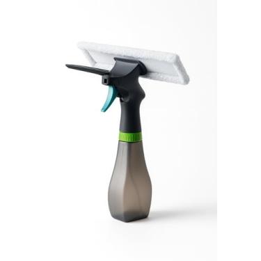 Imagem de Limpador de Vidro Spray 250ml com Reservatório Integrado, Esfregador e Rodo 3 em 1 para Janelas, Espelhos, Box de Banheiro e Vidros Automotivos – Limpeza Rápida, Prática e Sem Resíduos