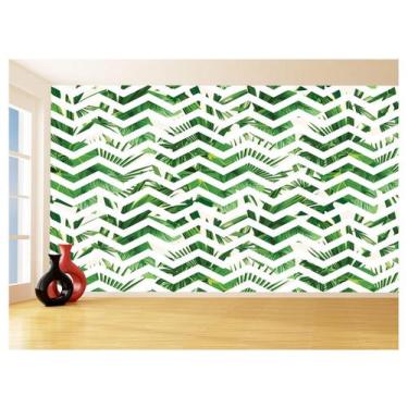 Imagem de Papel De Parede 3D Sala Chevron Zig Zag Listras 3,5M Zig92 - Você Deco