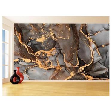 Imagem de Papel De Parede 3D Estilo Marmore Tintas Cores 3,5M Mbr79 - Você Decor