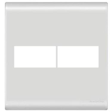 Imagem de Placa 2 Módulos + Suporte 4X4 - Tramontina Liz - 57106023