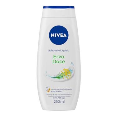 Imagem de NIVEA Sabonete Líquido Erva Doce 250ml, Limpeza Corporal, Pele Macia, Vitaminas, Equilíbrio com o pH, Fragrância Refrescante