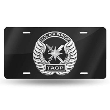 Imagem de Molduras de placa de licença Operações Especiais da Força Aérea Tática Controle Aéreo Festa Tacp Placa de Carro Decorativa, Etiqueta de Vaidade, Placa de Carro de Metal, Placa de Licença Novidade, 15