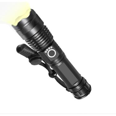 Imagem de Luxside Lanterna LED T9 Recarregável Tática Militar, Super Potente com Zoom, Impermeável, Longa Distância para Camping e Emergência