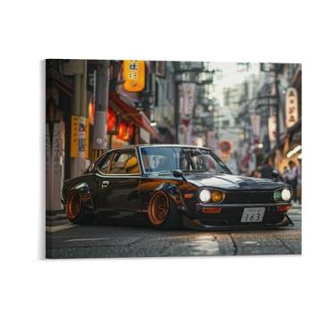 Imagem de HouLaiZhe Modificado Carro Retro Clássico Carro 350z Jdm Posters Tela Estética Decoração de Quarto Pintura de Parede Impressões Sala de Galeria Decoração de Parede para Quarto Sala de Estar Escritório