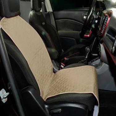 Imagem de Protetor de Banco Veicular Dianteiro Impermeável Universal (Avelã)