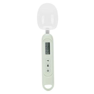 Imagem de Asixxsix Colher de Medição Digital, 500g 0,1g Balança de Medição de Alimentos de Alta Precisão Com Tela LCD, para Cozimento de Cozinha Ingredientes de Alimentos para Animais de Estimação, (luz verde)