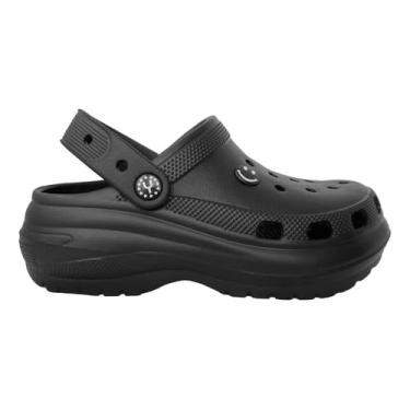 Imagem de Babuche Sandalia Plataforma Unissex Massageador Yvate 2318 (Preto, BR, Adulto, Numérico, 38)