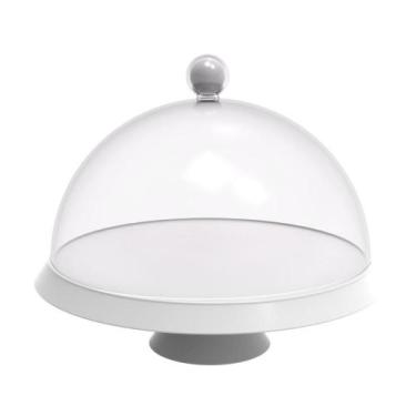 Imagem de Porta Bolo Bubble Crippa 25 Cm De Diametro Com Base Com Pé Resistente 
