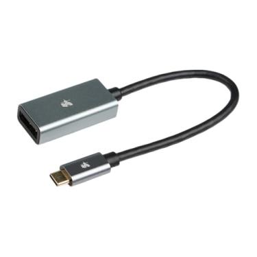 Imagem de Cabo Adaptador 15cm Usb C Para Displayport Fêmea 4k 120hz