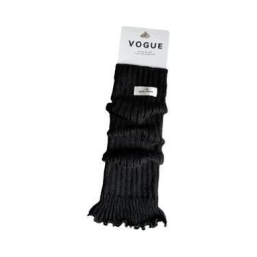 Imagem de Meias De Tricô Lolita Para Meninas E Mulheres, Cuff De Botas De Crochê