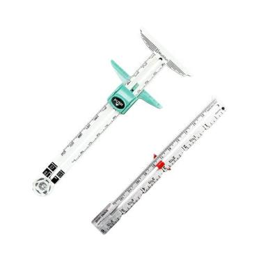 Imagem de Régua De Costura 5 Em 1 Reforçada Com Escala Em Centímetros E Régua De