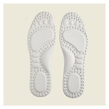 Imagem de THJKUPO Palmilha de espuma viscoelástica para sapatos, mulheres, homens, confortável, suporte de arco macio, almofadas de cuidados com os pés plantares